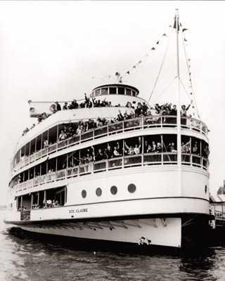The Bob Lo Boat St. Claire C. 1962