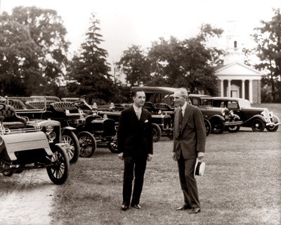 Henry Ford With His Son Edsel C. 1933