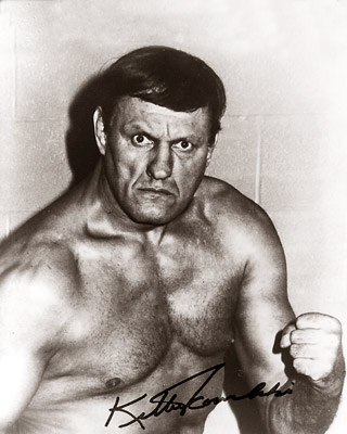 Signed Photo Of Wrestler Killer Kowalski  C. 1962