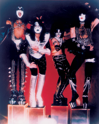 The 1970's Rock Group Kiss C. 1977