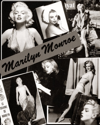 Montage Of Marilyn Monroe  C. 1950's