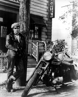 Marlon Brando From The Wild One  C. 1955