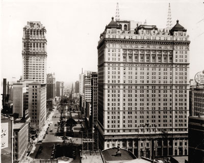 Detroit's Book Cadillac Tower C. 1930
