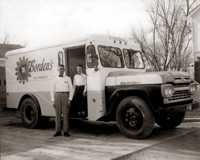 Bordens Dairy Milk Truck C. 1958