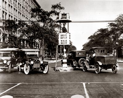 Detroit Traffic Cop C. 1920
