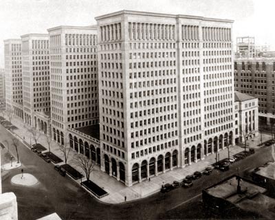 Detroit's General Motors Building C. 1939