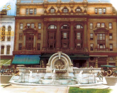 Detroit's Palmer Fountain C. 1919