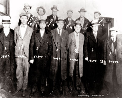 Detroit's Purple Gang C. 1930