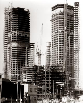 Detroit's Renaissance Center Construction C. 1974